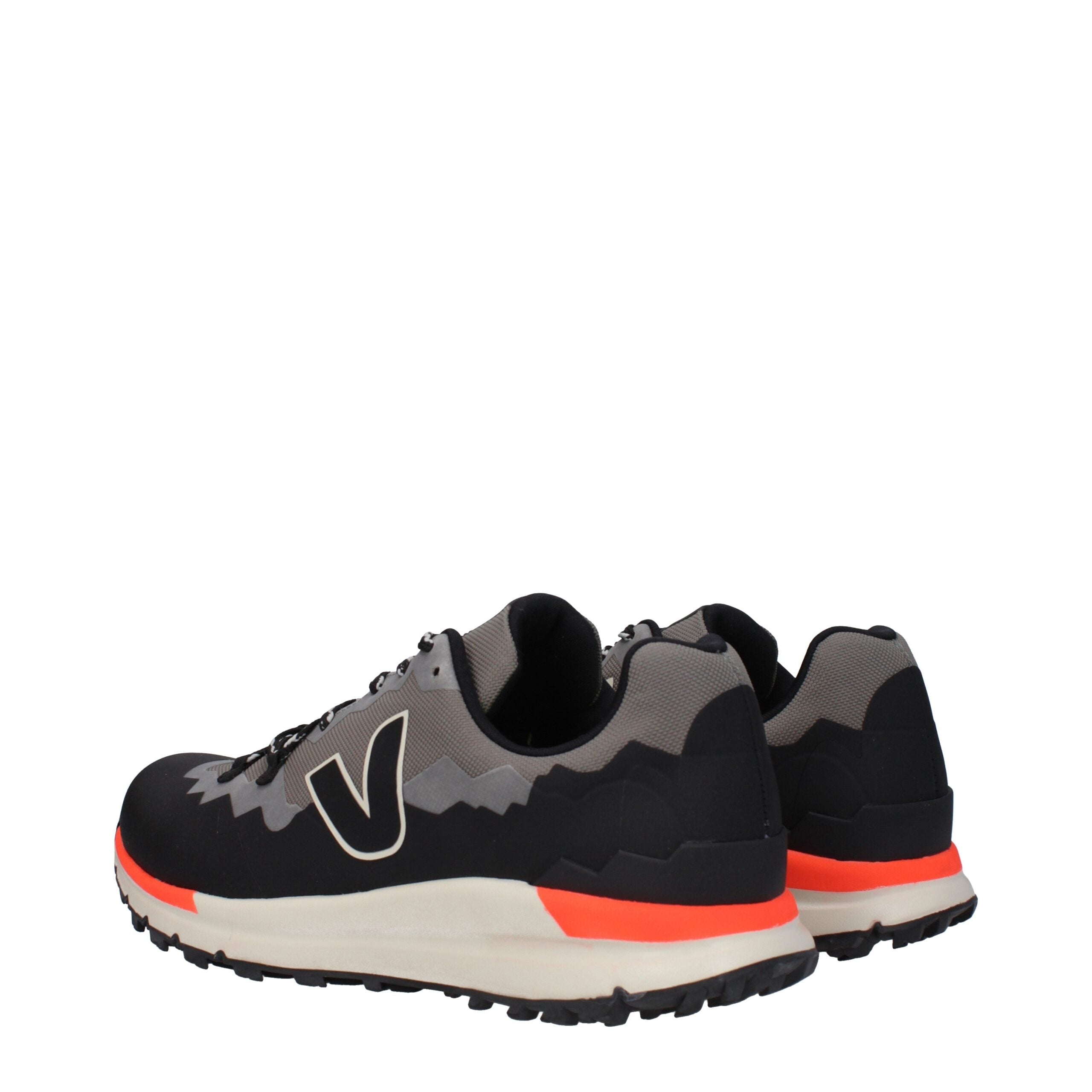 Veja Gray Fabric Athletic Sneakers