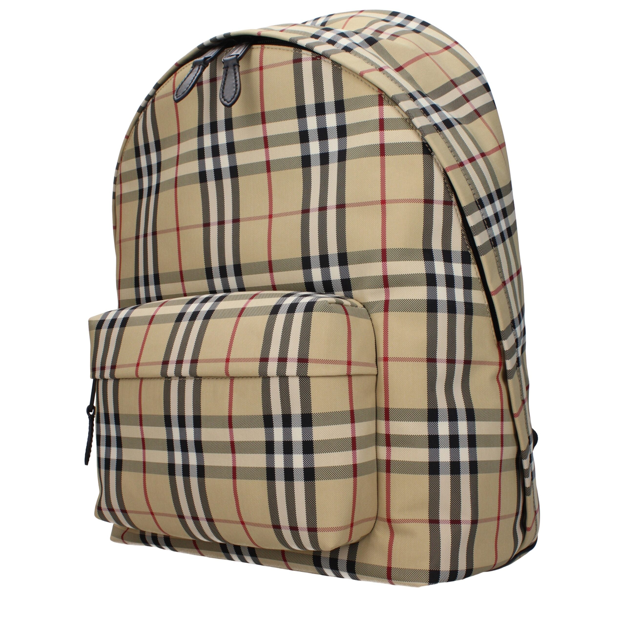 Burberry Beige Fabric Backpack for Men