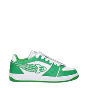 Enterprise Japan Green Leather Low Tops