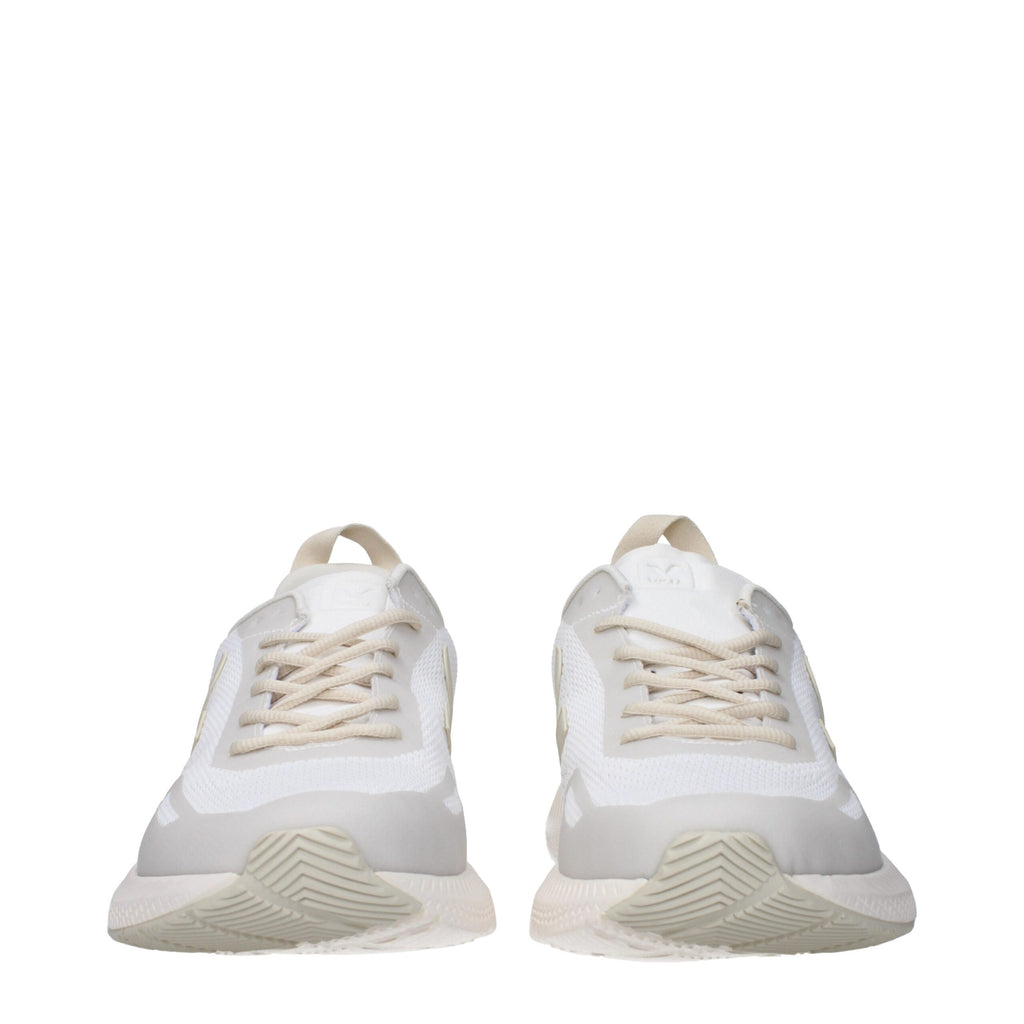 Veja White Fabric Athletic Sneakers