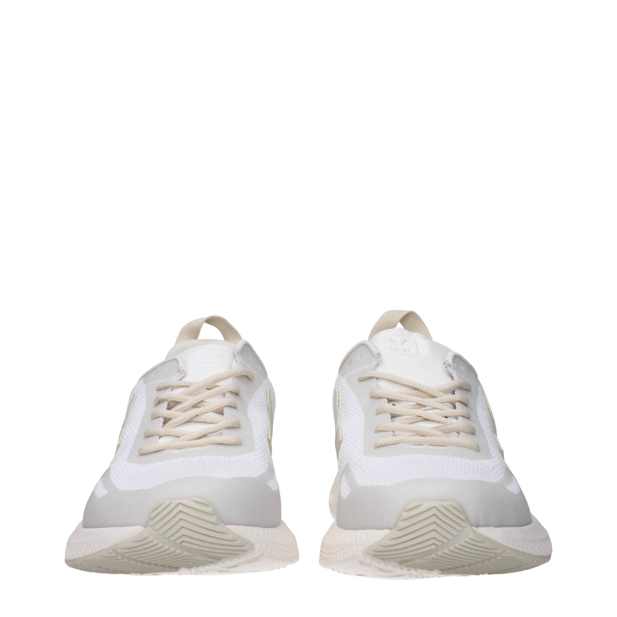 Veja White Fabric Athletic Sneakers