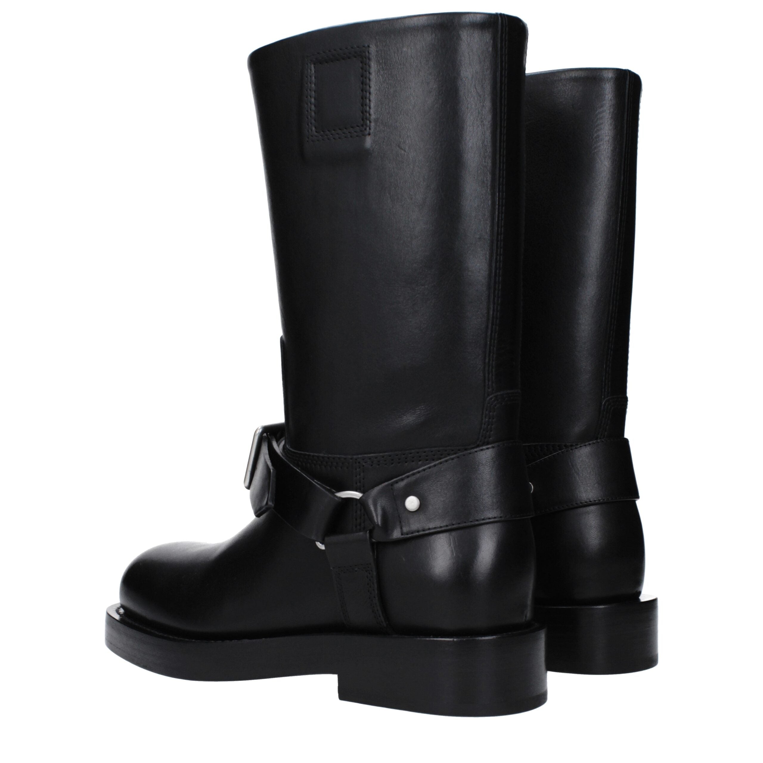 Burberry Black Leather Boot