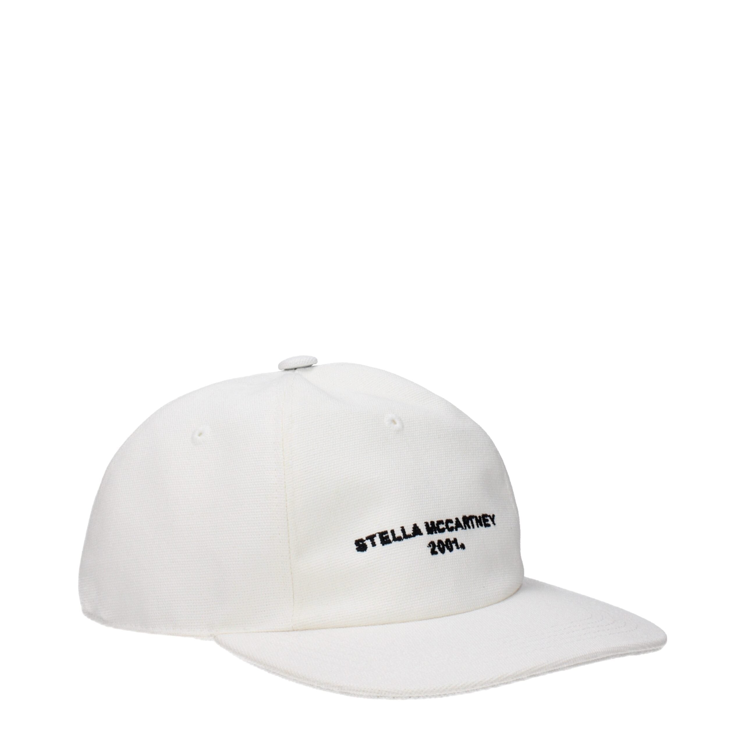 Stella McCartney White Cotton Cap (Baseball Hat) - Zachava