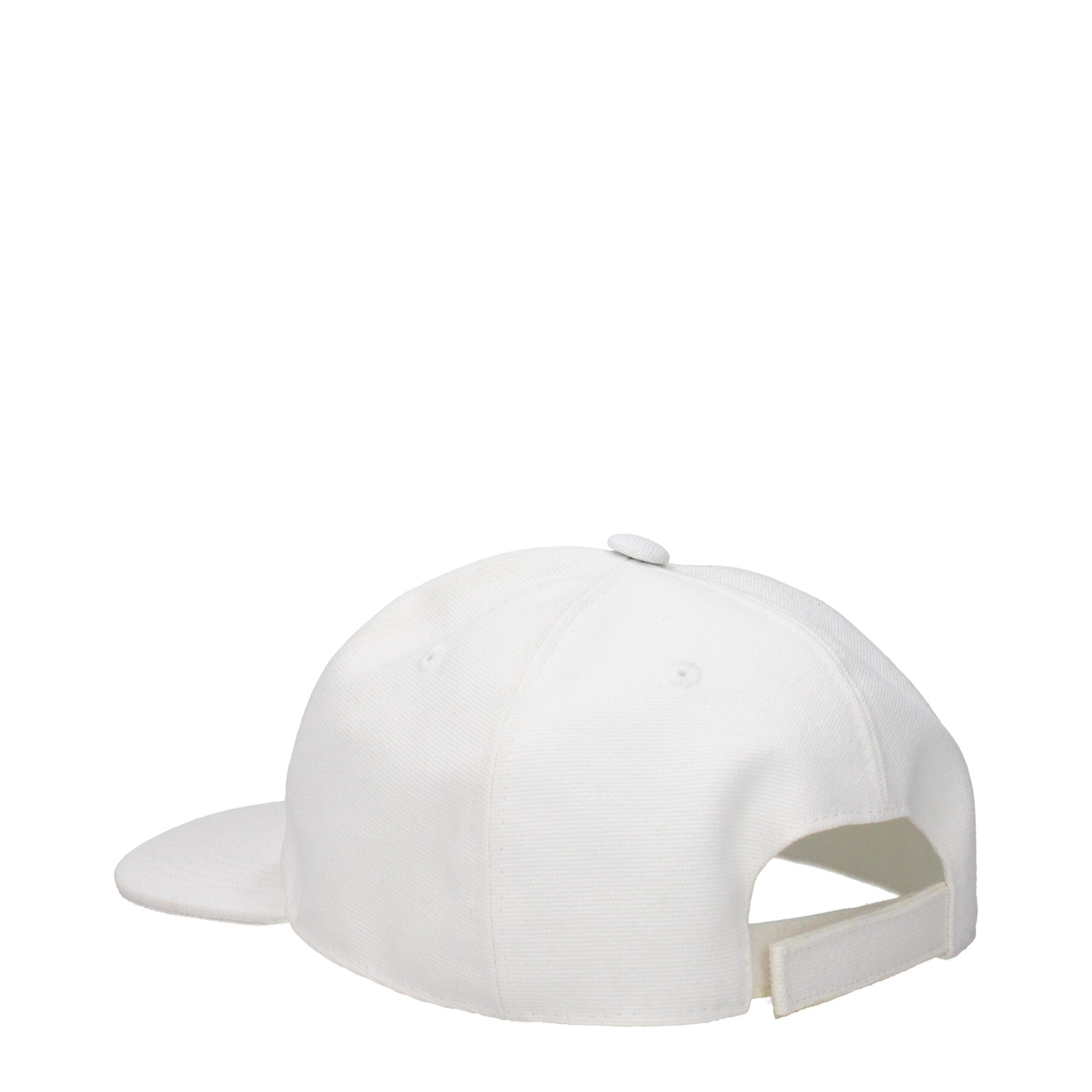 Stella McCartney White Cotton Cap (Baseball Hat) - Zachava