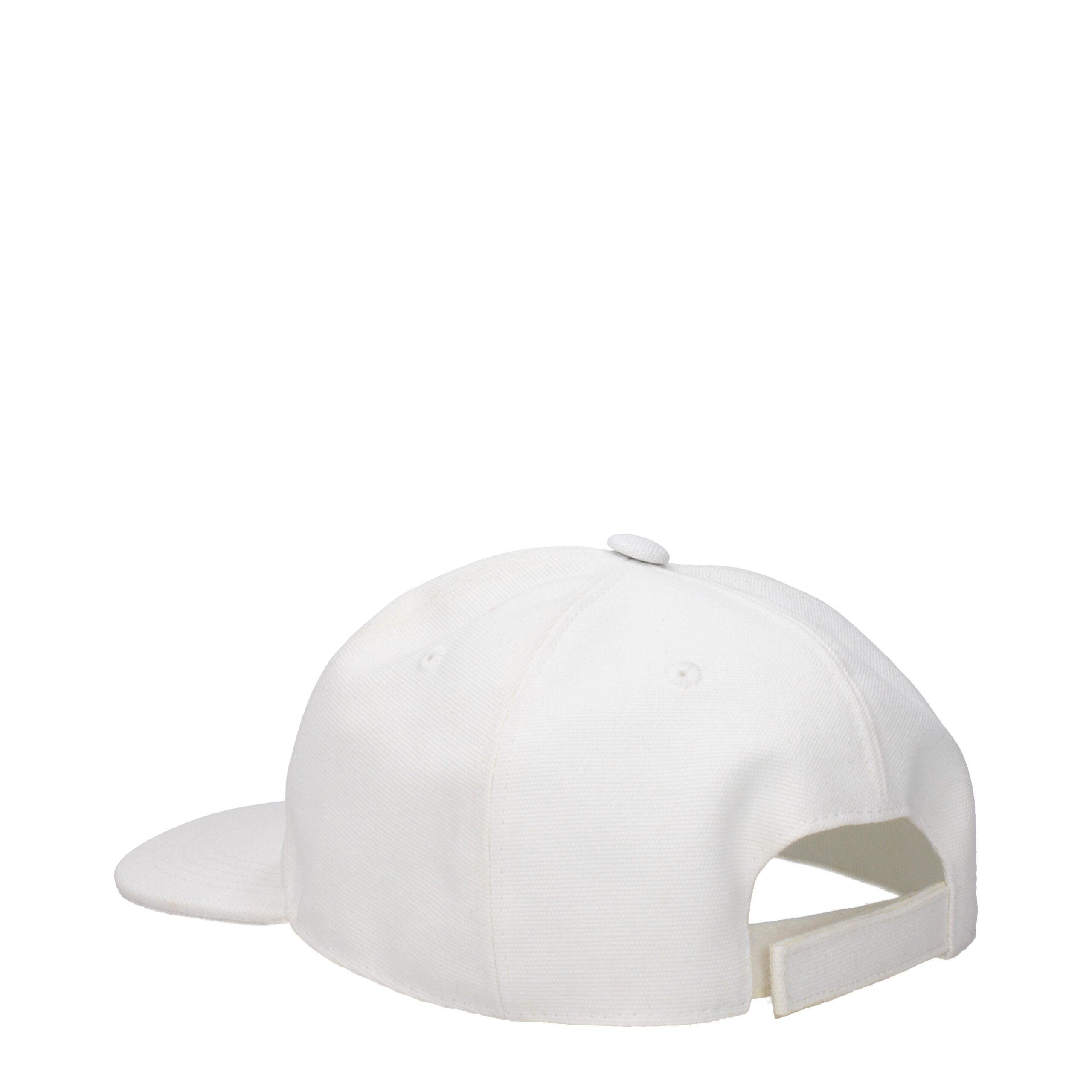 Stella McCartney White Cotton Cap (Baseball Hat) - Zachava