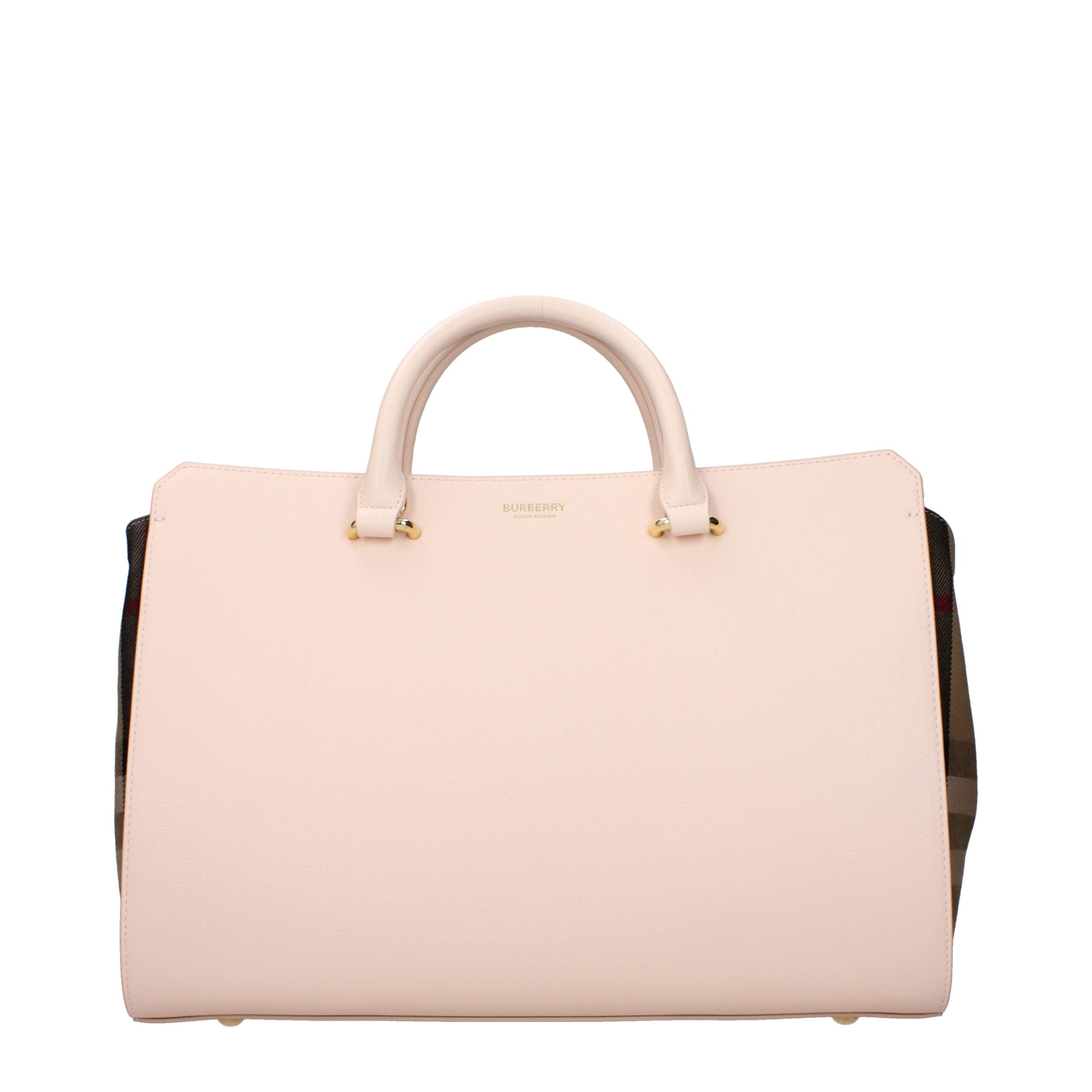 Burberry Pink Leather Handbag Main image