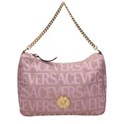 Versace Beige Fabric Handbag