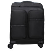Piquadro Black Fabric Luggage And Travel