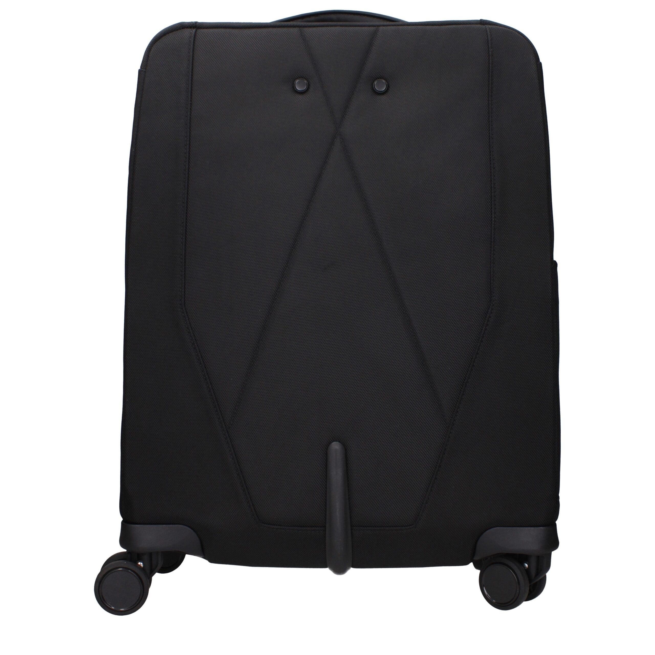Piquadro Black Fabric Luggage And Travel
