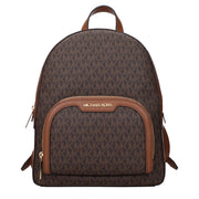 Michael Kors Brown Fabric Backpack