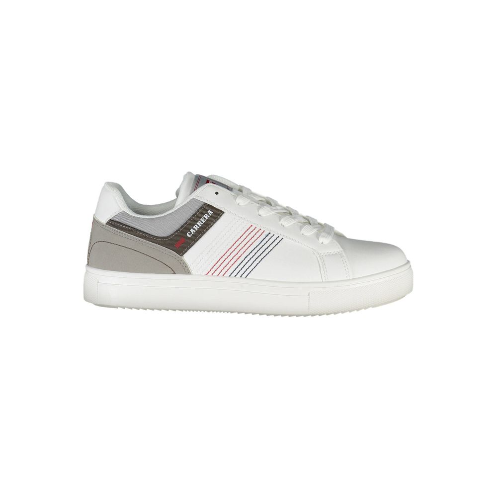 Carrera White Polyester Sneaker