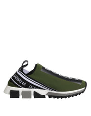 Dolce & Gabbana Green Logo Low Top Sorrento Men Sneakers Shoes - ACCEXO