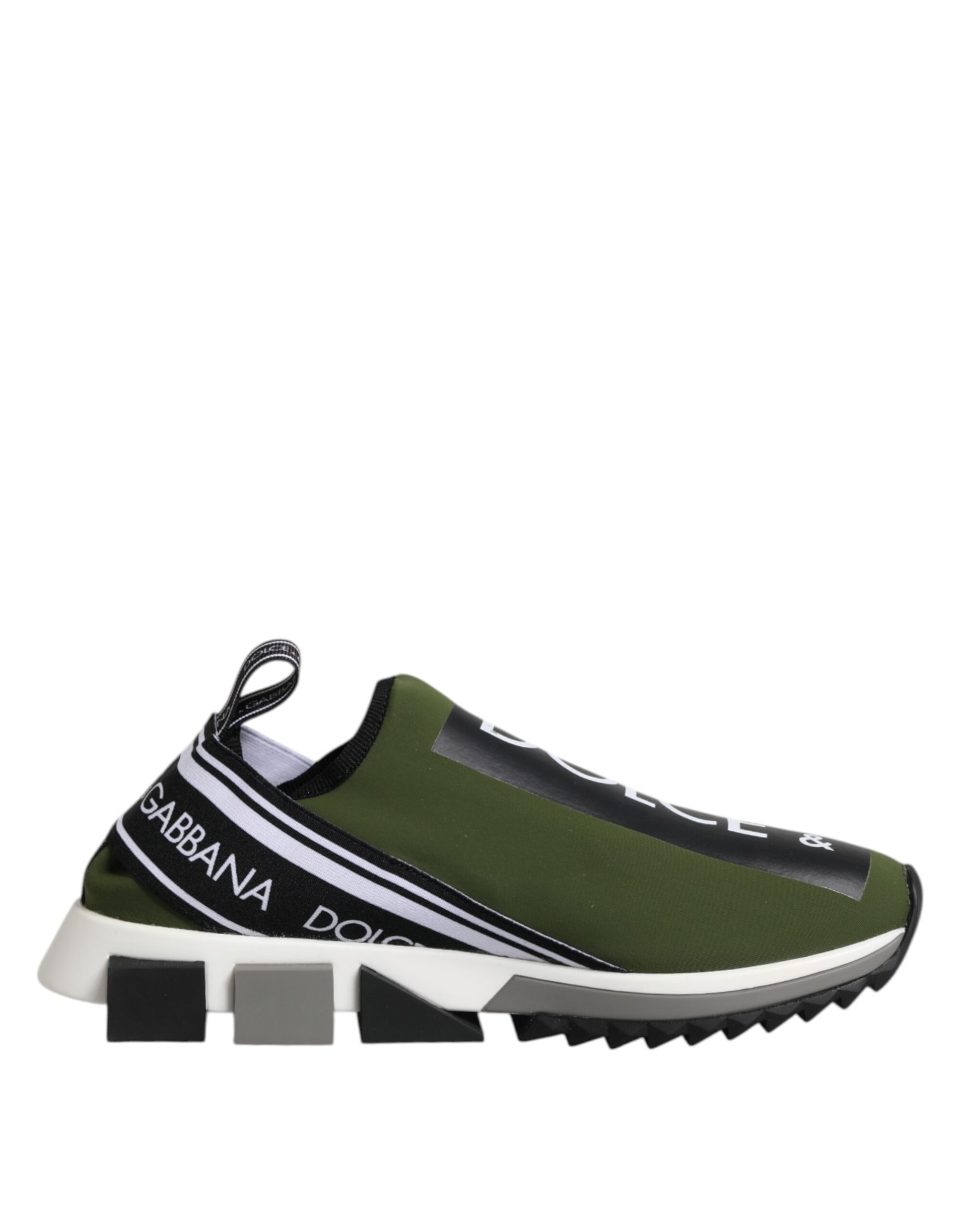 Dolce & Gabbana Green Logo Low Top Sorrento Men Sneakers Shoes - ACCEXO