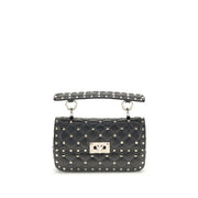Valentino Garavani Small Leather Rockstud Spike Handbag - ACCEXO