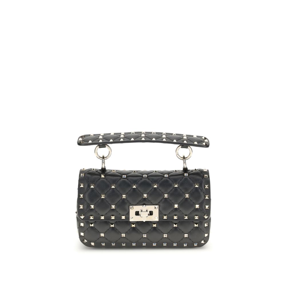 Valentino Garavani Small Leather Rockstud Spike Handbag - ACCEXO