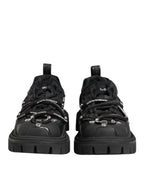 Dolce & Gabbana Black Low Top Lace Up Trekking Sneakers Shoes - ACCEXO