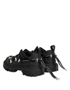 Dolce & Gabbana Black Low Top Lace Up Trekking Sneakers Shoes - ACCEXO