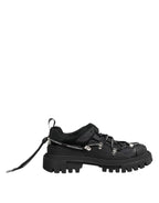 Dolce & Gabbana Black Low Top Lace Up Trekking Sneakers Shoes - ACCEXO