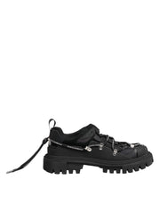 Dolce & Gabbana Black Low Top Lace Up Trekking Sneakers Shoes - ACCEXO