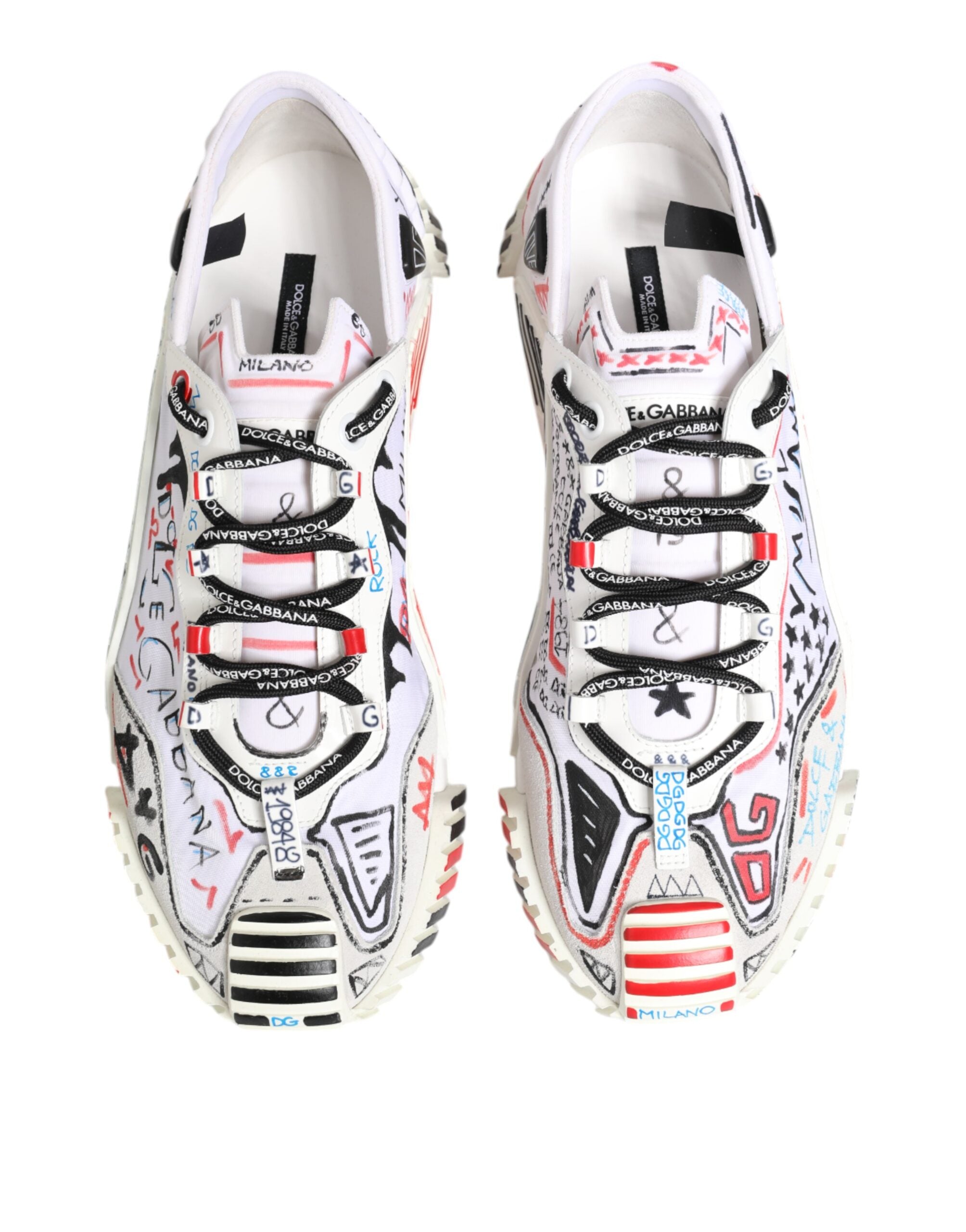 Dolce & Gabbana Multicolor Low Top NS1 Men Sneakers Shoes - ACCEXO