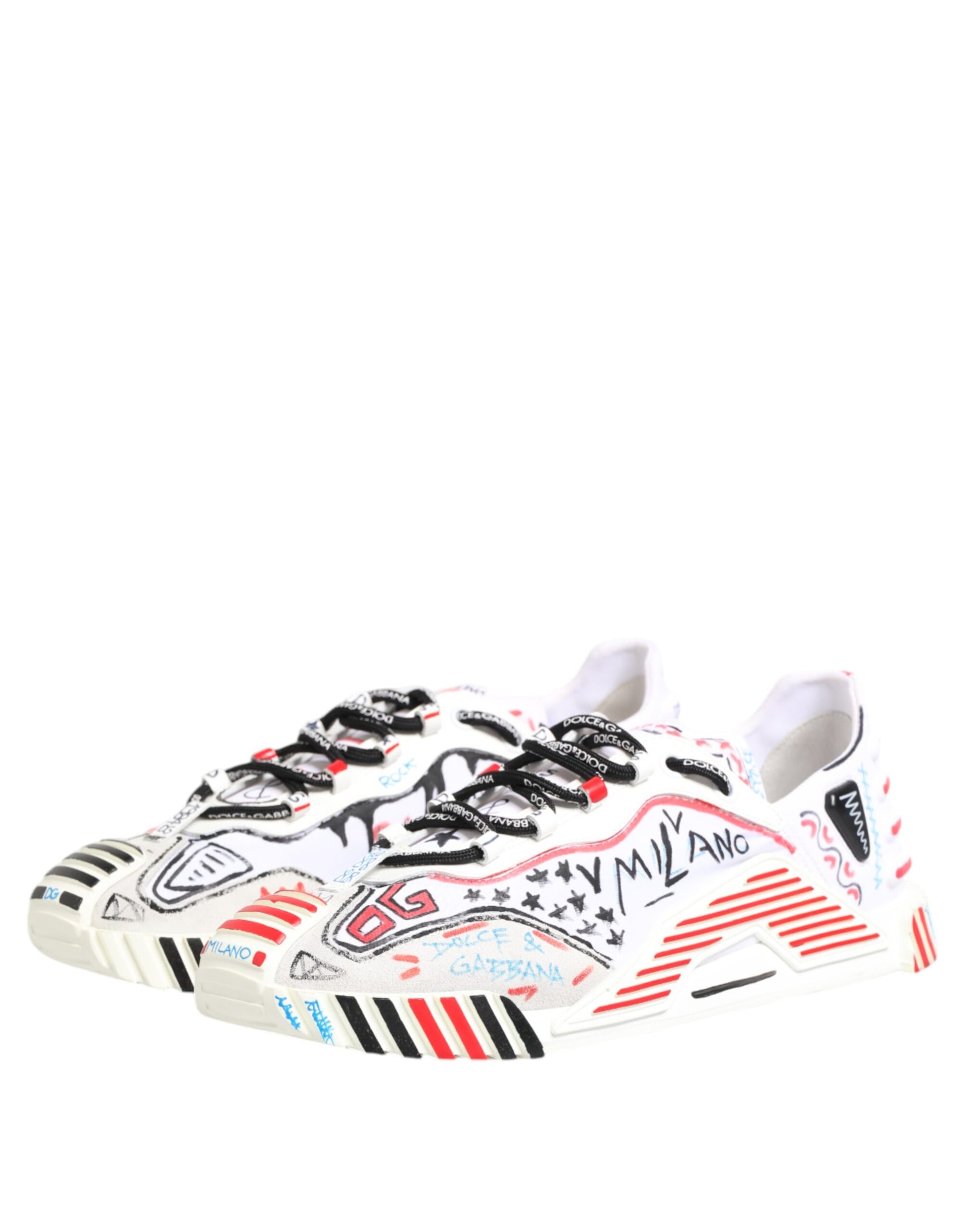 Dolce & Gabbana Multicolor Low Top NS1 Men Sneakers Shoes - ACCEXO