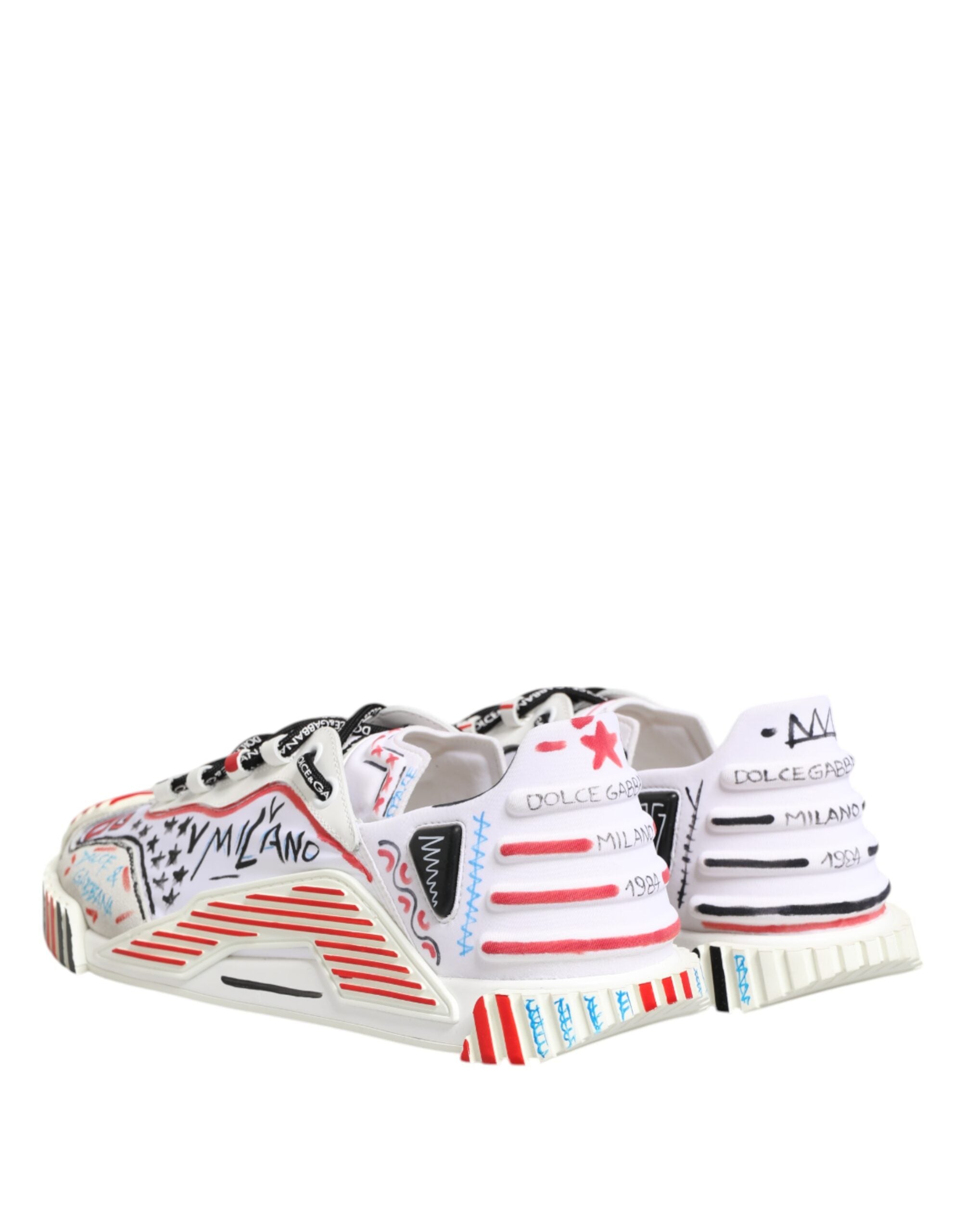Dolce & Gabbana Multicolor Low Top NS1 Men Sneakers Shoes - ACCEXO