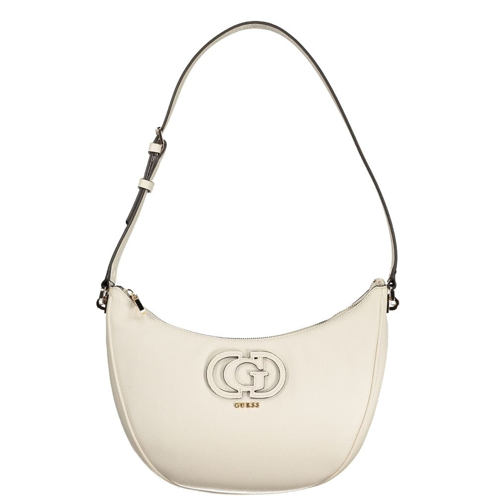 Guess Jeans Bianco Polyurethane Women Handbag