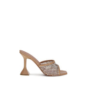 Amina Muaddi Lupita Crystal Sandals - ACCEXO
