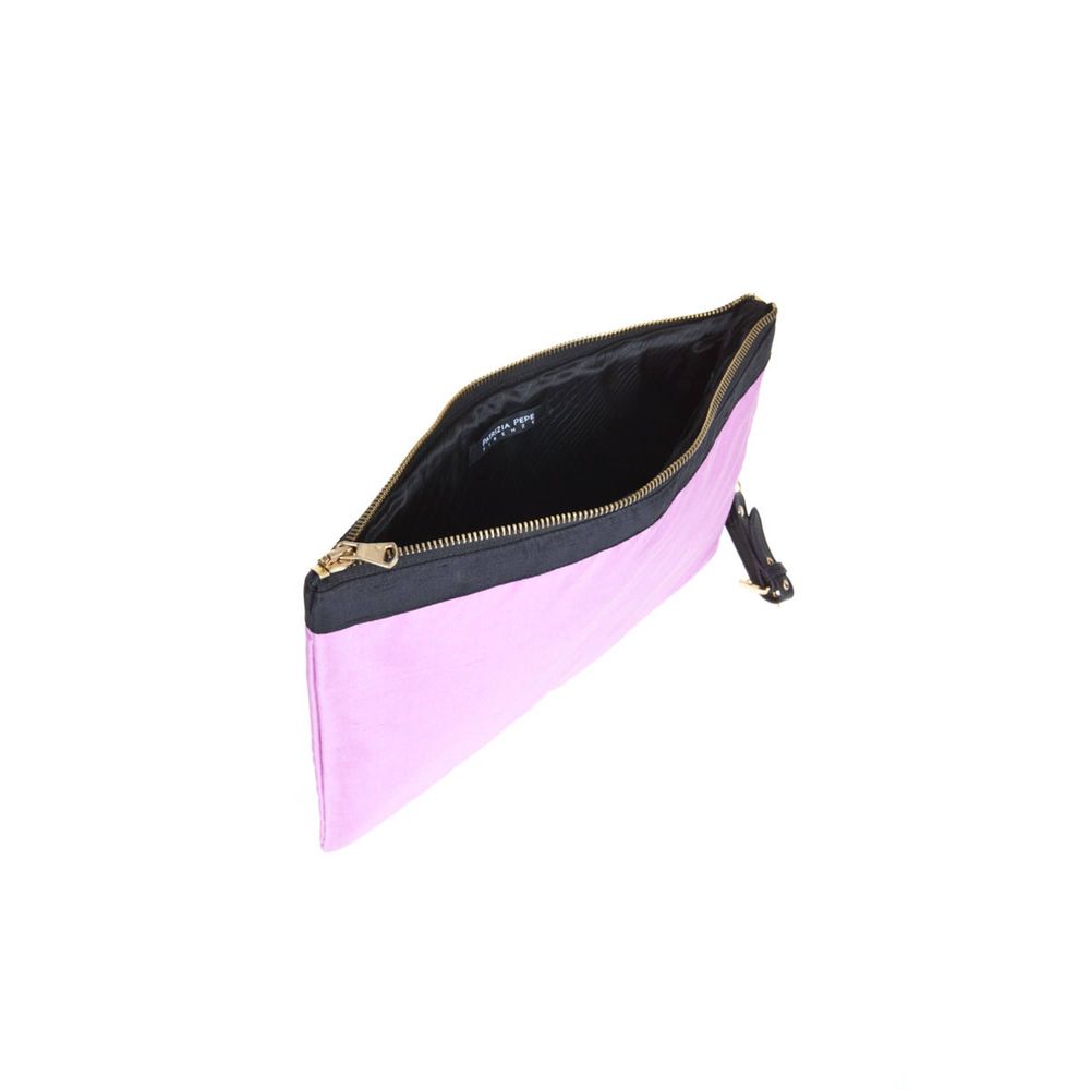 Patrizia Pepe Purple Silk Handbag - ACCEXO