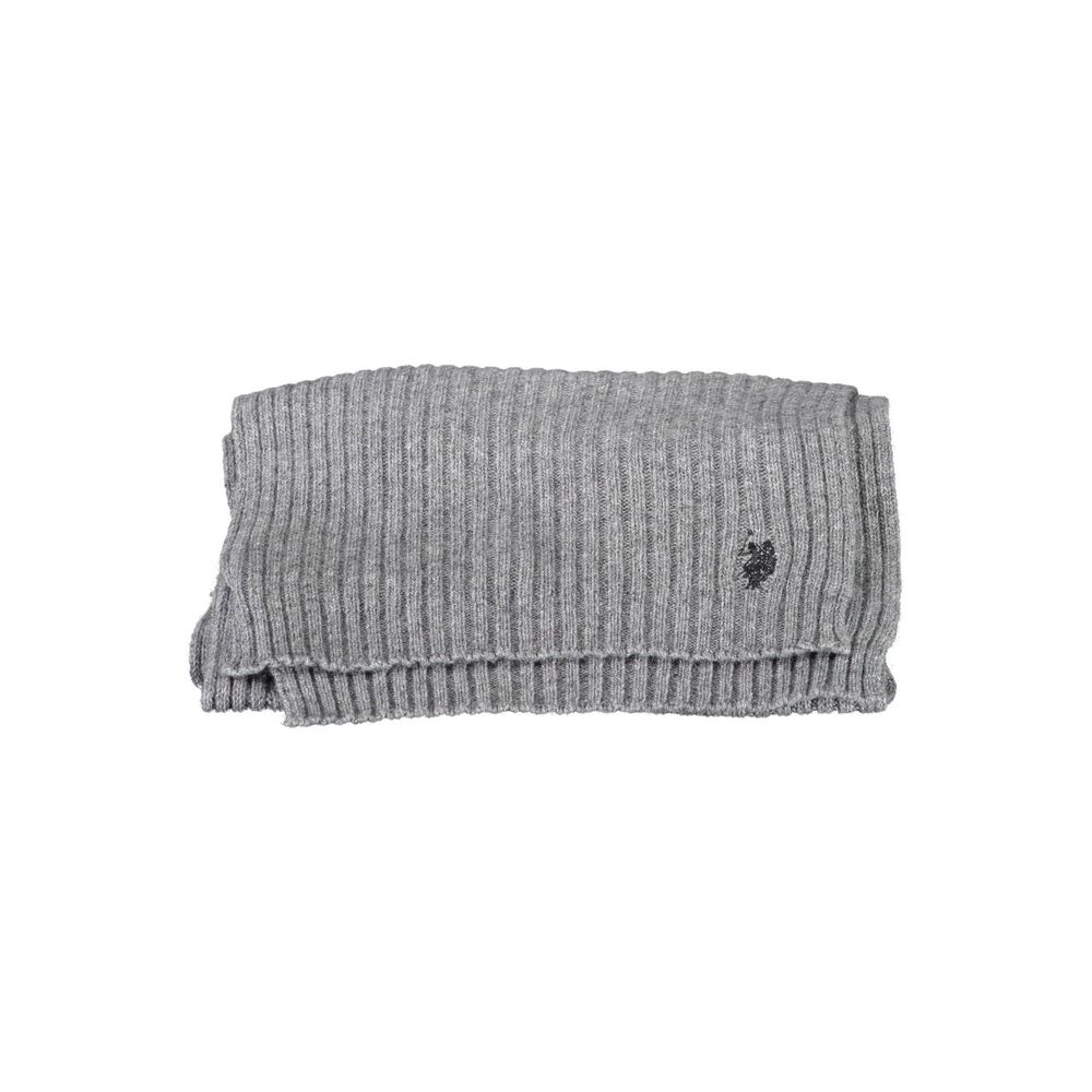 U.S. POLO ASSN. Gray Wool Scarf - ACCEXO