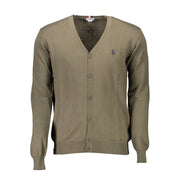 U.S. POLO ASSN. Green Cotton Sweater - ACCEXO