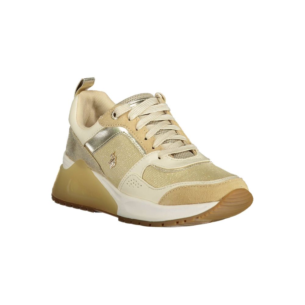 U.S. POLO ASSN. Gold Polyester Sneaker - ACCEXO
