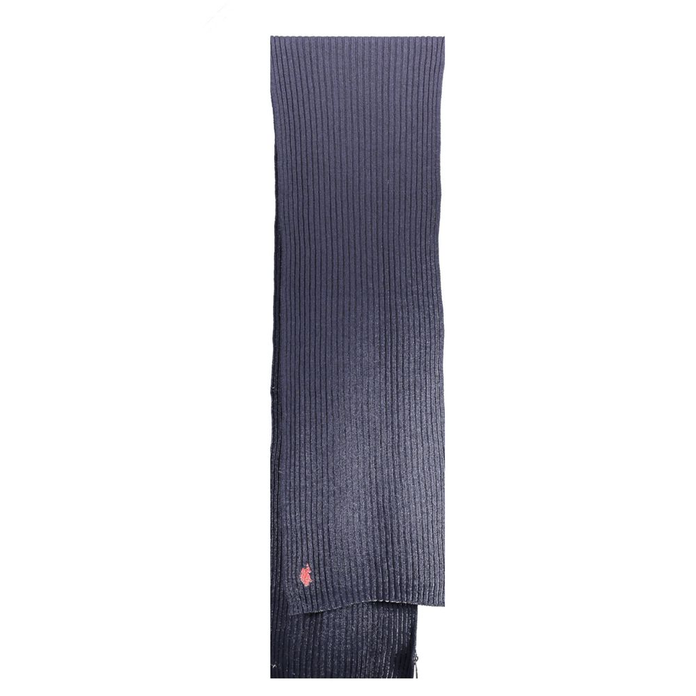 U.S. POLO ASSN. Blue Wool Scarf - ACCEXO
