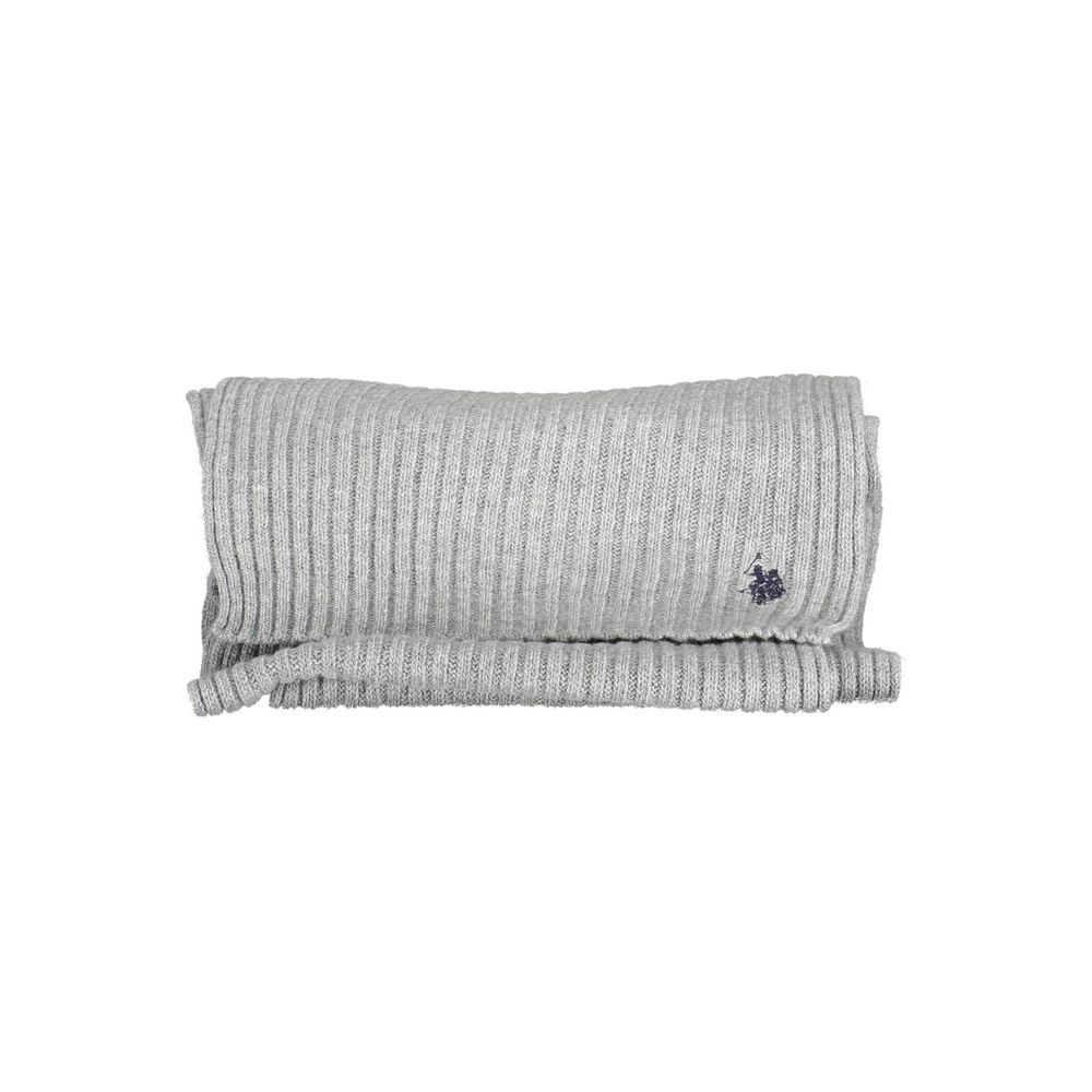 U.S. POLO ASSN. Gray Wool Scarf - ACCEXO