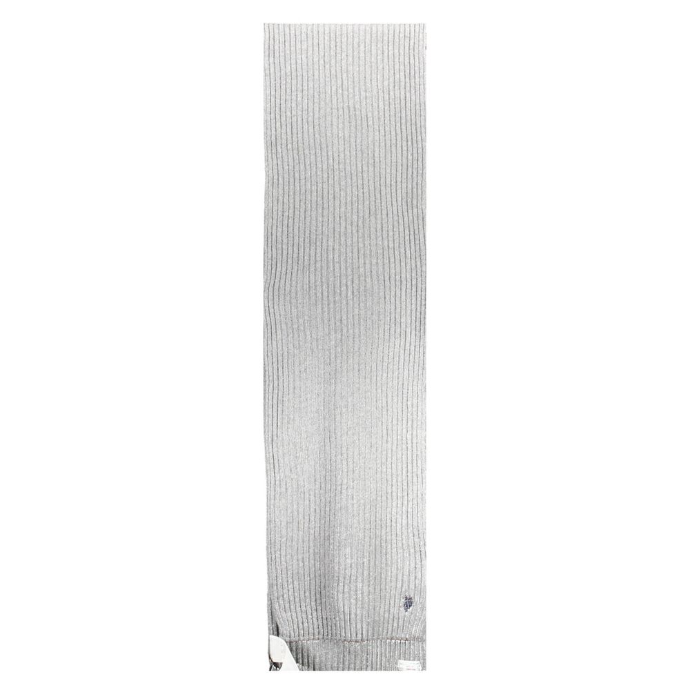 U.S. POLO ASSN. Gray Wool Scarf - ACCEXO