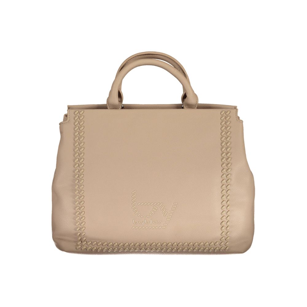 BYBLOS Beige Polyurethane Women Handbag Main image