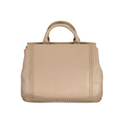BYBLOS Beige Polyurethane Women Handbag