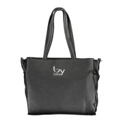 BYBLOS Black Polyurethane Women's Handbag