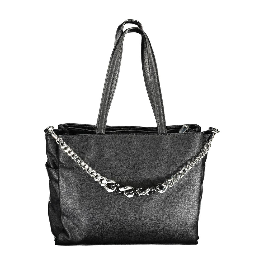BYBLOS Black Polyurethane Women's Handbag Secondary image