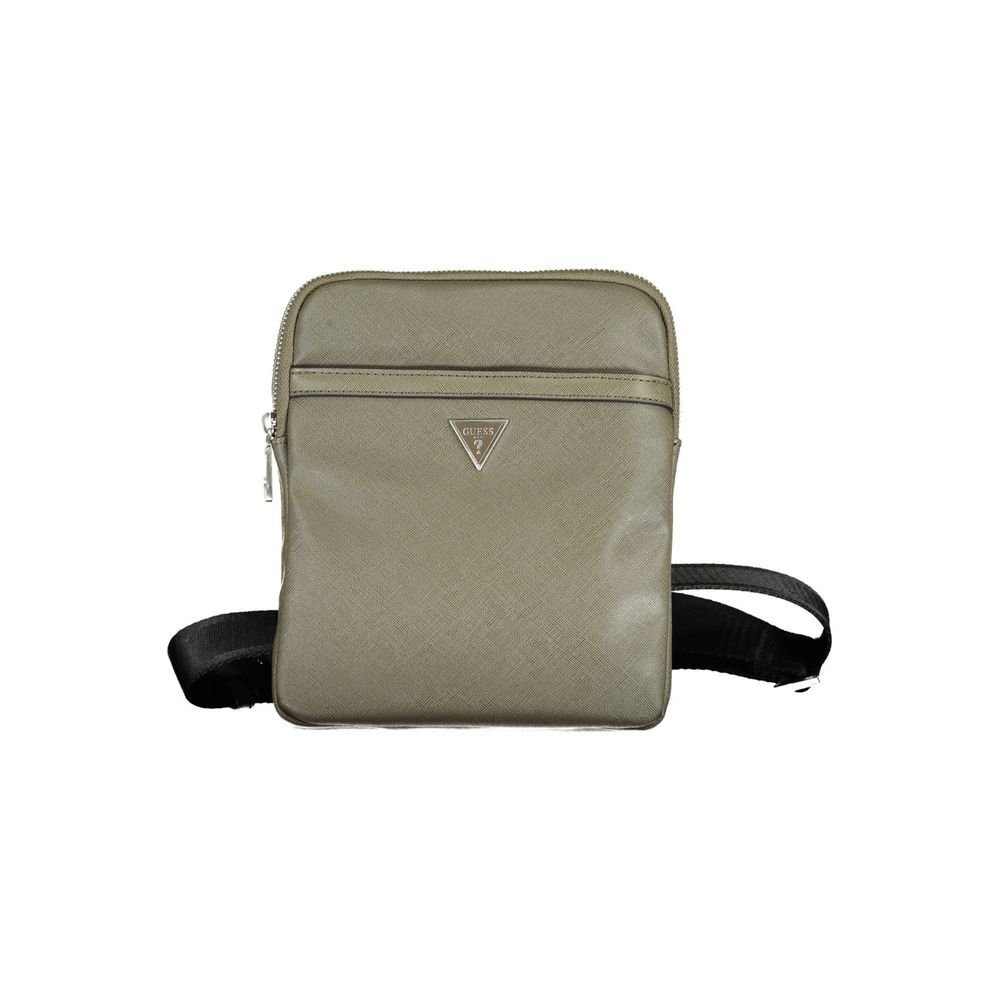 Guess Jeans Green Polyamide Shoulder Bag - ACCEXO