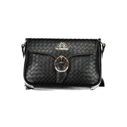 La Martina Black Polyethylene Handbag