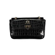 La Martina Black Polyethylene Handbag