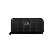 La Martina Black Polyethylene Handbag