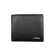 La Martina Black Leather Wallet