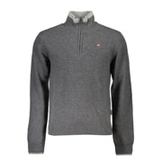 Napapijri Grigio Tessuto Men Sweater