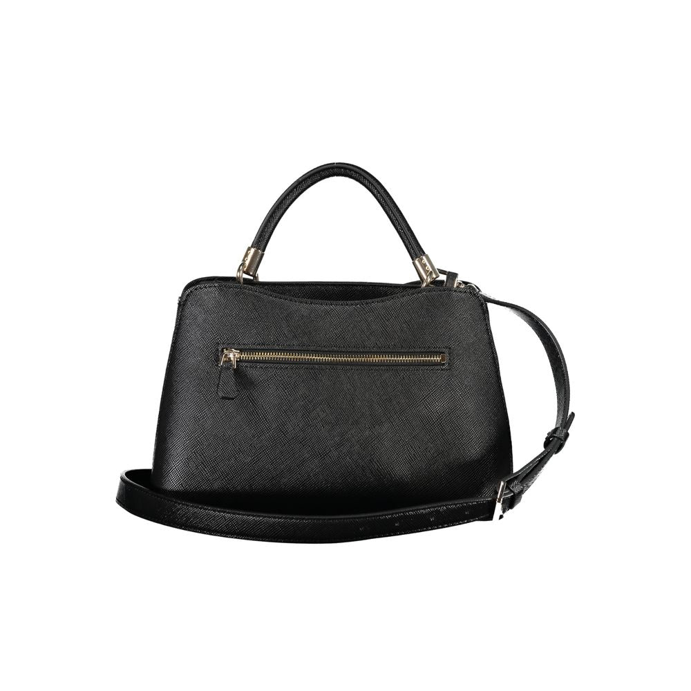 Guess Jeans Black Polyethylene Handbag - ACCEXO