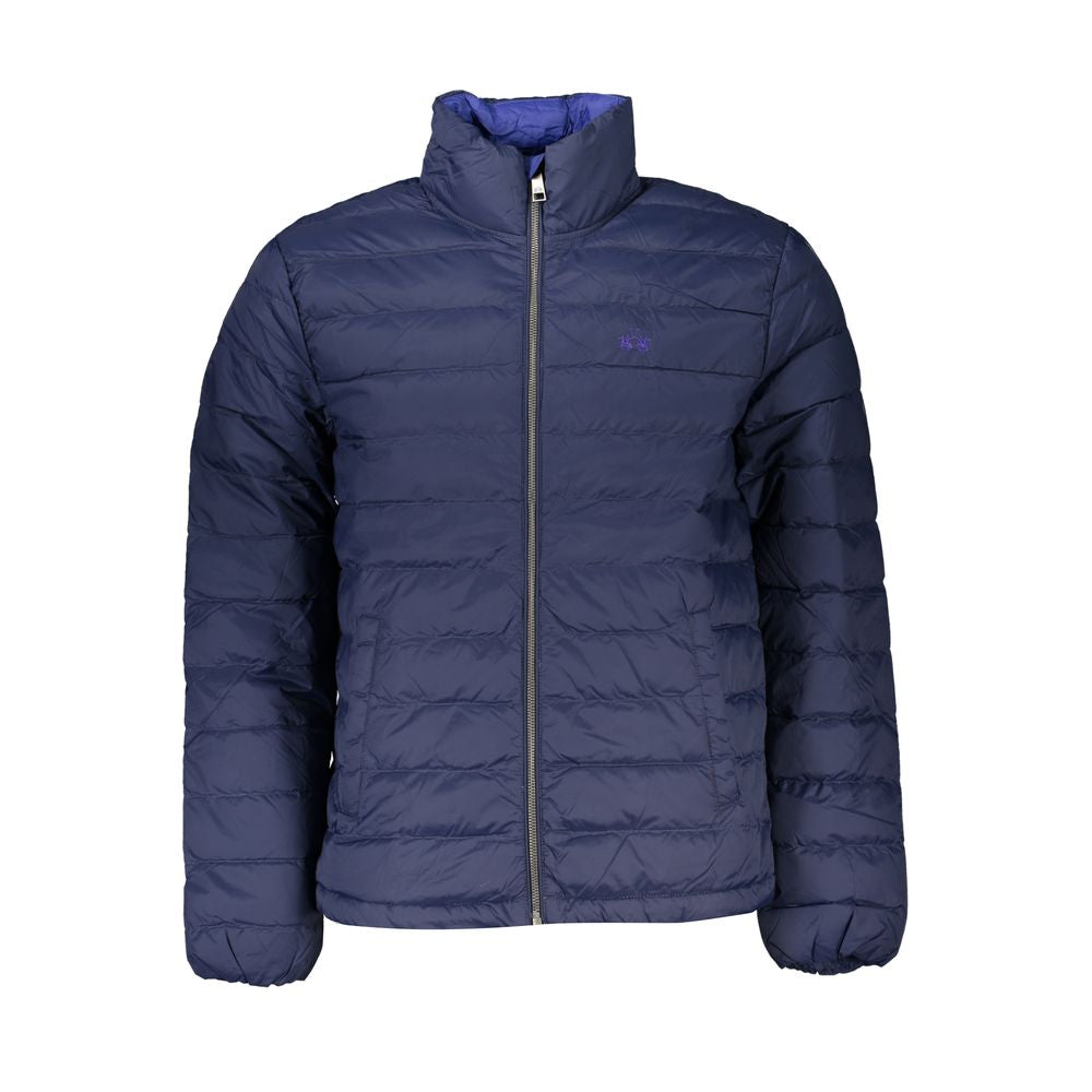 La Martina Blue Polyamide Jacket - ACCEXO