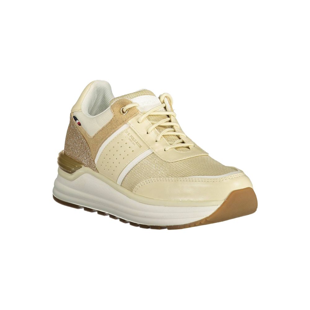 U.S. POLO ASSN. Beige Polyester Sneaker - ACCEXO