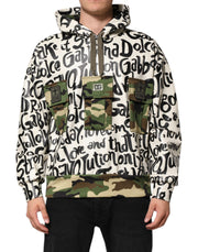 Dolce & Gabbana Multicolor Hooded DGMania Sweatshirt Sweater - ACCEXO