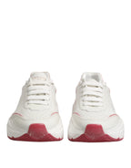 Dolce & Gabbana White Pink Daymaster Low Top Sneakers Shoes - ACCEXO